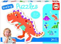 Dėlionė Educa Baby Puzzles Dinosaurs, įvairių spalvų, 21 vnt.