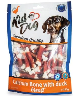 Лакомство для собак Calcium Bones, мясо утки, 0.250 кг