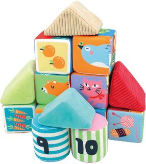 Arendav mäng K's Kids Soft Learning Blocks, 8 cm, mitmevärviline, 14 tk
