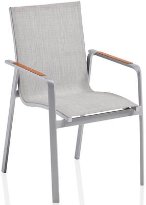 Lauko kėdė Kettler Diamond, pilka sp., 62 cm x 57.5 cm x 90 cm