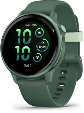 Viedais pulkstenis Garmin Vivoactive 6 010-02985-02, zaļa krās.