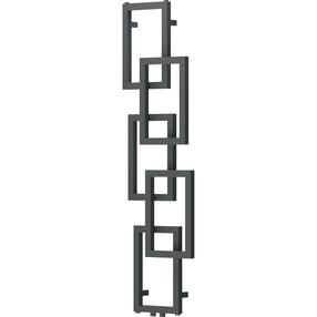 Kombinuotas rankšluosčių džiovintuvas Mexen, antracito sp., 39 cm x 136 cm, 349 W