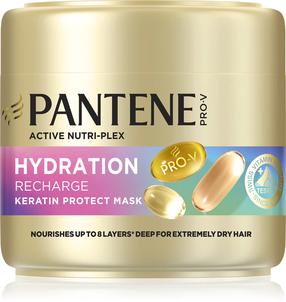 Kaukė plaukams Pantene Hydration Recharge Keratin Protect, 300 ml