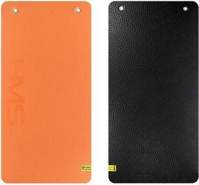 Fitness- ja joogamatt HMS MFK01, must v./oranž v., 110 cm x 55 cm x 1.5 cm