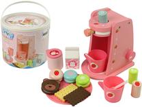 Žaisliniai virtuvės reikmenys Lean Toys Coffee Maker, įvairių spalvų