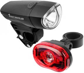 Велосипедный фонарь 2K Light Set XC785/XC305L, пластик, черный цв./красный цв., 2 шт.