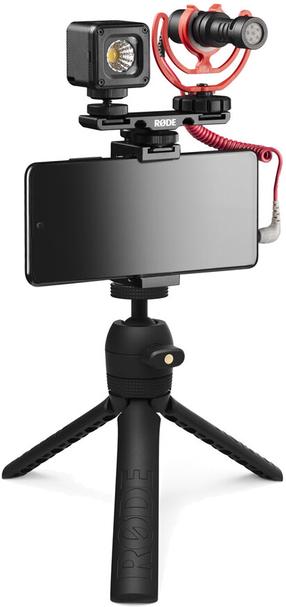 Selfipulk Røde Vlogger Kit Universal, must v.