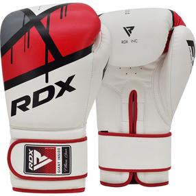 Boksa cimdi RDX F7 BGR-F7R-12oz, balta krās./sarkana krās., 12 oz
