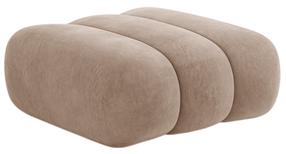 Pufs Cosmopolitan Design Koge Vogue 3, tumši bēša krāsa, 95 cm x 95 cm x 40 cm