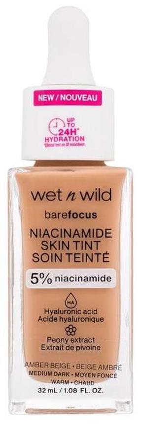 Makiažo pagrindas Wet N Wild Bare Focus Niacinamide Skin Tint, amber beige sp., 32 ml