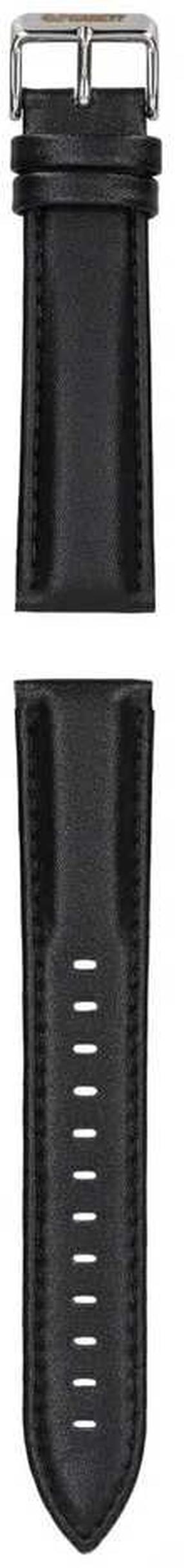 Laikrodžio dirželis Garett Elegant 20 mm, juoda