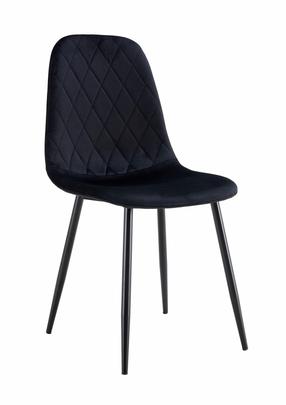 Söögitoa tool Monita Rhombi, matt, must v., 54 cm x 45 cm x 88 cm