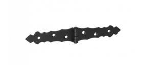 Lankstas vartams ZOF75, 7.5 cm, 0.2 cm, juoda sp.