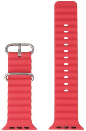 Rihmad Swissten, Marine Band for Apple Watch 42/44/45/49 mm, punane v.
