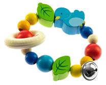 Barškutis Goki Rattle Ring, įvairių spalvų