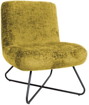 Atpūtas krēsls Home4you Farica, dzeltena krās., 74 cm x 65 cm x 84 cm