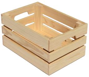 Деревянный садовый ящик, 32 см x 22 см x 15.5 см, коричневый цв.