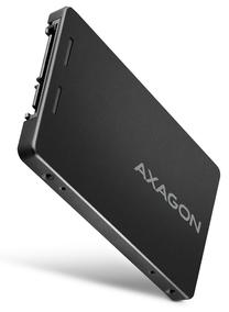 Ārējais apvalks Axagon RSS-M2B SATA M.2 box 2.5", 45 g, melna krās.