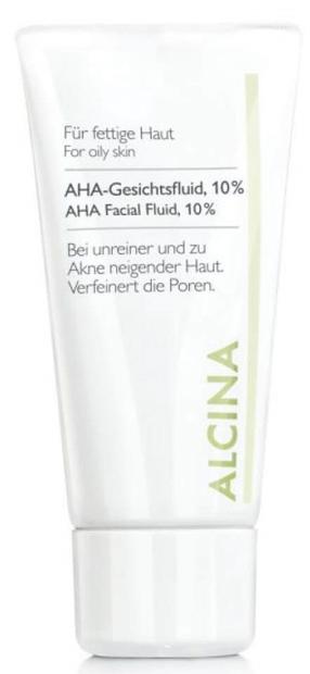 Sejas šķidrums Alcina AHA Facial Fluid,, 50 ml
