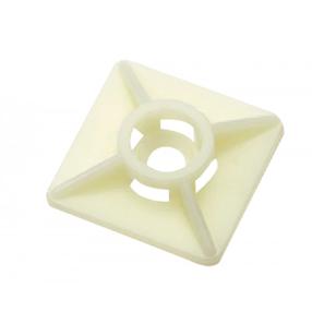 Kaablisideme alus Elematic, plastmass, valge, 3.6 mm x 3.6 mm