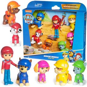 Figūriņu komplekts Nickelodeon Paw Patrol Rescue Wheels 6070443, 7 gab., daudzkrāsaina