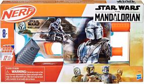 Игрушечный пистолет с пулями Hasbro Nerf Star Wars Mandalorian Blaster F9834 Синий цв./Oранжевый цв.