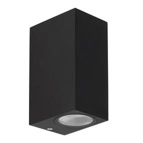 Sieninis lauko šviestuvas Candellux Lighting Nerium, 35W, GU10, IP44, juoda sp., 9 cm x 15 cm