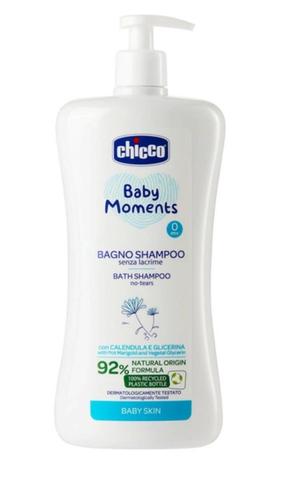Dušigeel ja šampoon Chicco Baby Moments, 750 ml