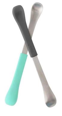 Šaukštelis Boon Swap B11410, 0 mėn., nerūdijantysis plienas/silikonas, žalia sp./pilka sp.