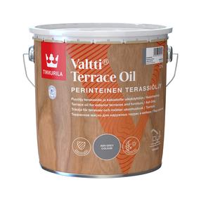 Древесное масло Tikkurila Valtti Terrace Oil, серый цв., 2.7 l