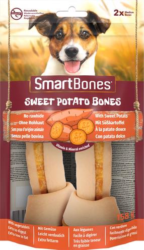 Лакомство для собак SmartBones Sweet Potato, курица/овощи, 0.158 кг