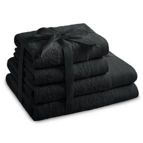  Vannirätikute komplekt Restilo Amari, must v., 4 tk