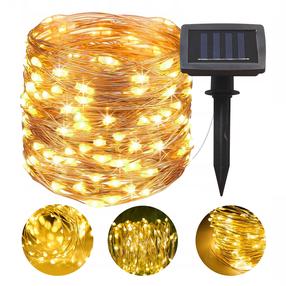 Spuldzīšu virtenes, 9.6 m, silti balta krās., 100 LED