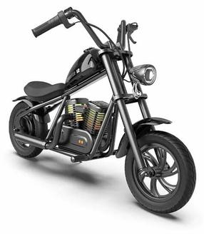 Vaikiškas elektrinis motociklas Hyper Gogo C12, juoda sp.