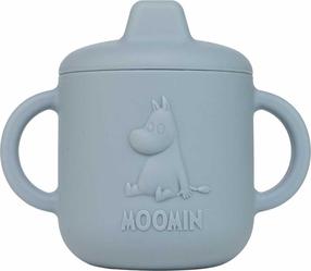 Чашка с носиком Moomin 6043, 150 мл, 3 г., силикон, синий цв.