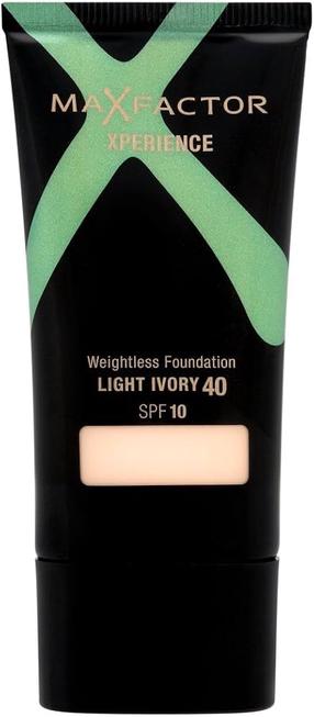 Vedel jumestuskreem Max Factor Xperience Weightless, SPF 10, light ivory v., 40, 30 ml
