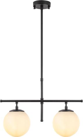 Светильник навесной Opviq Roe 10755 942FLG1230, E14, 2 x 40 Вт, белый цв. / черный цв.