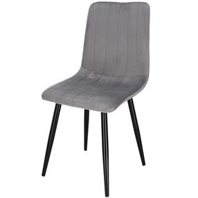 Valgomojo kėdė Springos DC0023, matinė, pilka sp., 42 cm x 45 cm x 92 cm