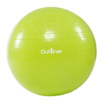 Gimnastikos kamuolys Outliner, žalia sp., 65 cm