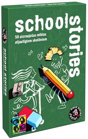 Kāršu spēle Brain Games Black Stories Junior: School Stories, LV