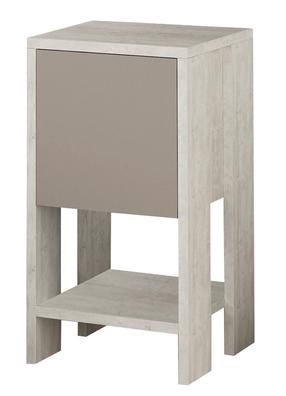 Öökapp Kalune Design Ema 776HMS3421, valge v./hele pruun v., 55 cm x 30 cm x 30 cm