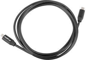 Kabelis Lanberg USB-C - USB-C CA-CMCM-40CU-0018-BK USB-C, USB-C, 1.8 m, melna krās.