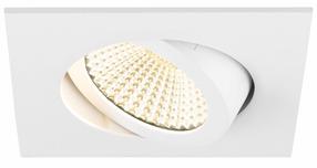 Šviestuvas įleidžiamas SLV New Tria 1007439, 4000°K, LED, balta sp., 8.6 W
