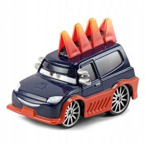 Žaislinis automobilis Mattel Cars HTY07, 1:55, juoda sp./oranžinė sp.