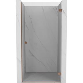 Dušo durys Mexen Lunar-B Right, 60 cm x 200 cm, rausvojo aukso sp./grūdintas