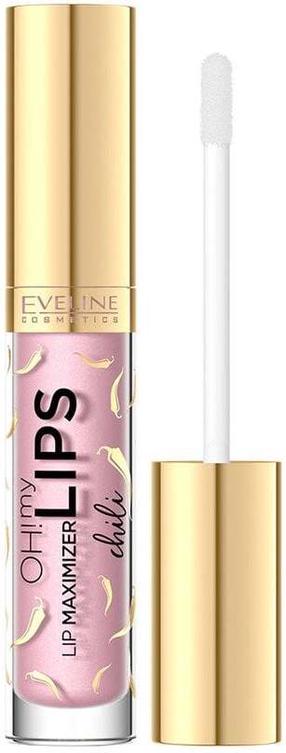 Блеск для губ Eveline OH! My Lips Lip Maximizer, 4.5 мл, светло-коричневый цв., chili