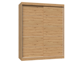 Skapis IGA 160, ozola krās., 160 cm x 61 cm x 200 cm