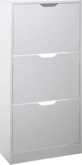 Batų spintelė 5five, balta sp., 24 cm x 60 cm x 115 cm
