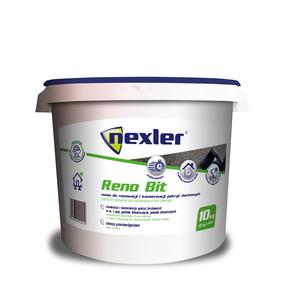Jumta seguma mastika Nexler Reno Bit, 10 kg, melna krās.