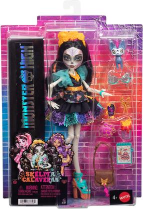 Lėlė su priedais Mattel Monster High Skelita Calaveras JHK34, 30 cm, įvairių spalvų